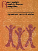 Recherches amérindiennes au Québec, v. XXIX, no 03, 1999
